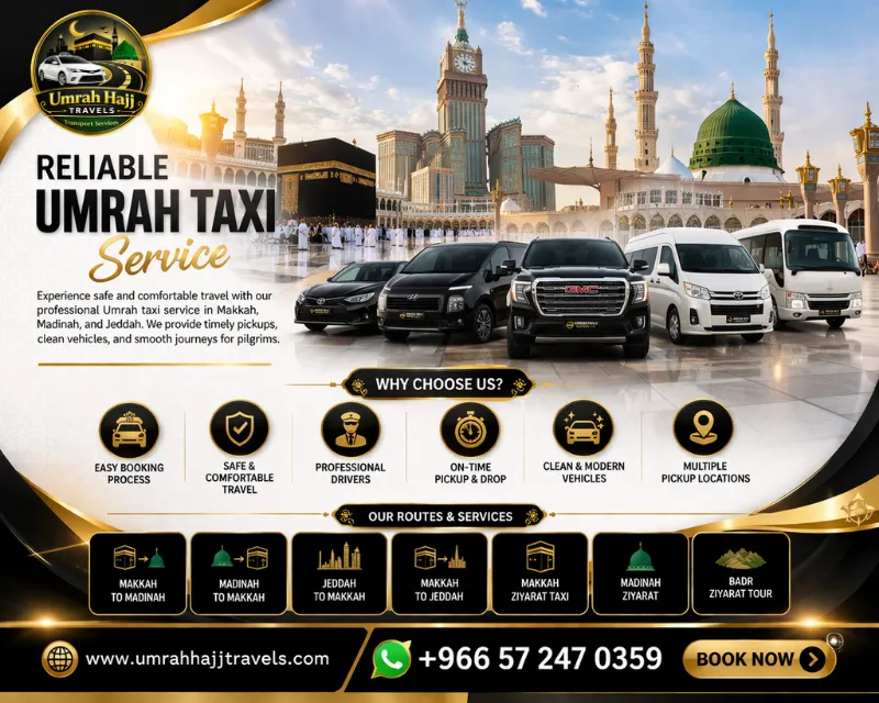 Reliable Umrah Taxi Services