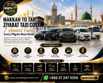 Makkah to Taif Ziyarat Taxi Cost